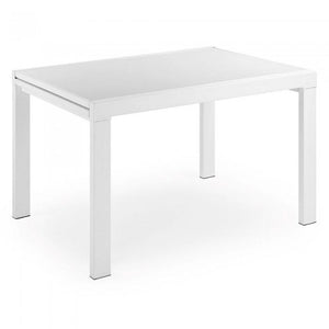 Mesa extensible Norfolk 90(180)x65 cm, blanco