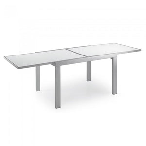 Mesa extensible Norfolk 90(180)x65 cm, blanco