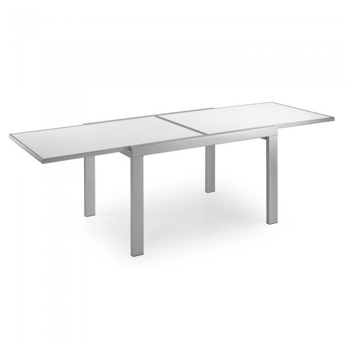 Mesa extensible Norfolk 90(180)x65 cm, blanco