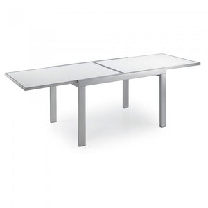 Mesa extensible Norfolk 120(240)x90 cm, blanco