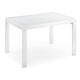 Mesa extensible Norfolk 120(240)x90 cm, blanco
