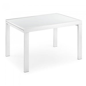 Mesa extensible Norfolk 120(240)x90 cm, blanco