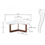 Mesa de centro Treffles 95 cm