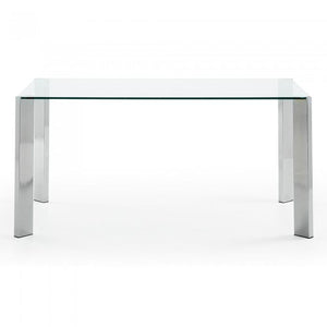 Mesa Spot, plata y cristal