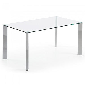 Mesa Spot, plata y cristal