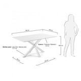 Mesa Argo 180x100 cm