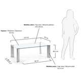Mesa de centro Spot, transparente