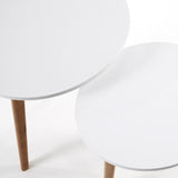Set de 2 mesas auxiliares Kirb