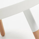 Mesa de centro Kirb 80 cm, blanco