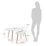 Set de 2 mesas auxiliares Kirb