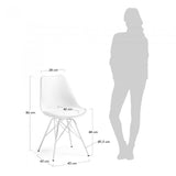 Silla Ralf pies de acero