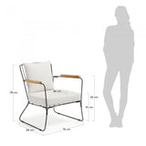 Sillón Hepburn, negro