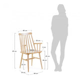 Silla con brazos Tressia