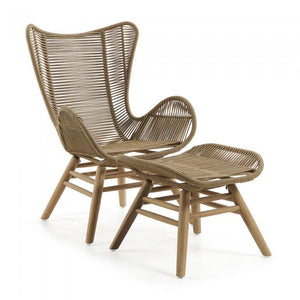 Sillón Zabel con reposapiés