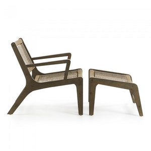Sillón Mawar con reposapiés