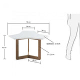 Mesa de centro Treffles 76 cm