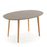 Mesa extensible Oqui ovalada 140-220 cm