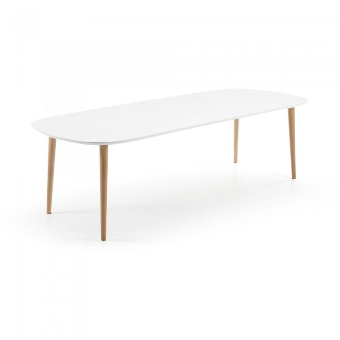 Mesa extensible Oqui ovalada 160-260 cm
