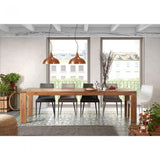 Mesa extensible Brion, envejecido 200(280)x100 cm