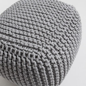 Puf Smooth, gris