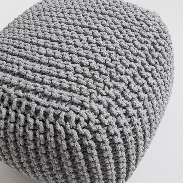 Puf Smooth, gris