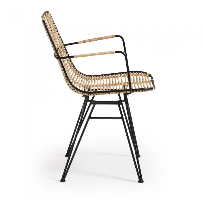 Silla con Brazos Tishana, negro