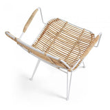 Silla con brazos Tishana, blanco