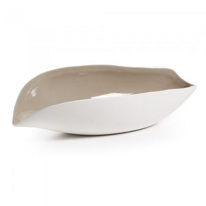 Centro de mesa grande Mist, beige
