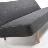 Sofá cama Leidoka, gris