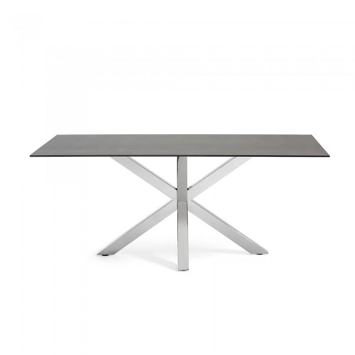 Mesa Argo, 200x100, Inox porcelánico Iron Moss