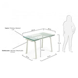 Mesa extensible Punch 140(200)x80