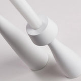 Set de 2 candelero Theo, blanco