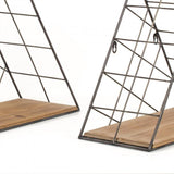 Set de 2 estanteras Tracks, antracita