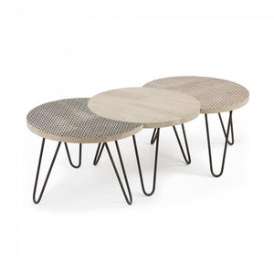 Set de 3 mesas Houp