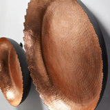 Set de 2 platos murales Ion, cobre