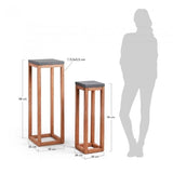 Set de 2 pedestales Level