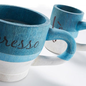 Set de 2 portavelas Teal
