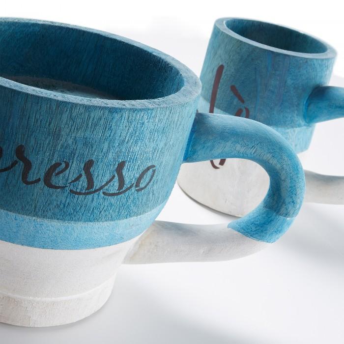 Set de 2 portavelas Teal