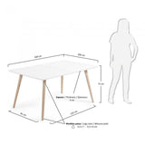 Mesa extensible Eunice