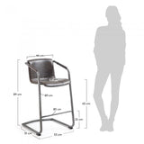Taburete alto Tribe 89cm