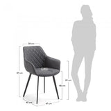 Silla con brazos Amira