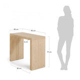 Consola mesa extensible Sam, natural