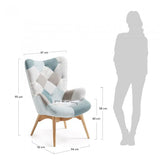 Butaca Kody patchwork