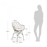 Silla con brazos Endora