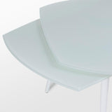 Mesa extensible Slow, blanco