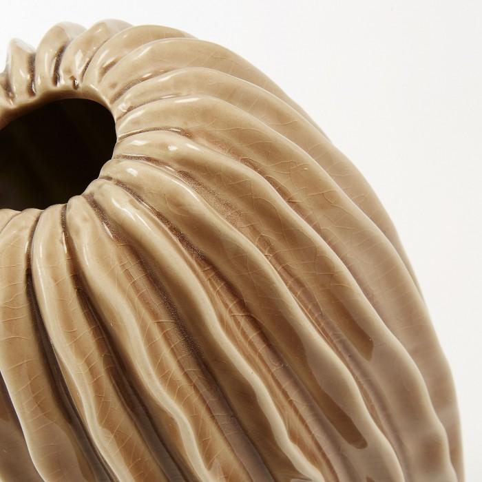 Jarrón Amina 35cm, beige