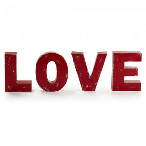 Set de 4 letras decorativas Evol