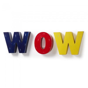 Set de 3 letras decorativas Wow