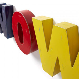 Set de 3 letras decorativas Wow