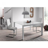Mesa extensible Nagar, 90-140x140 cm